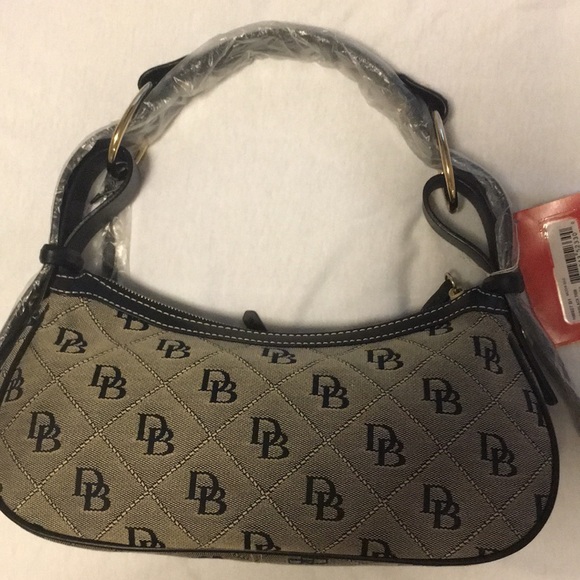 Dooney and Bourk Canvas & Leather Bag - Picture 2 of 8